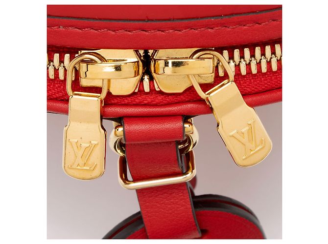 Louis Vuitton Monogram Vernis Boite Chapeau Mini Shoulder Bag Rosso - vista 9