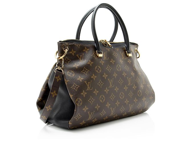 Borsa Pallas in Tela Monogram Louis Vuitton Nero - vista 2