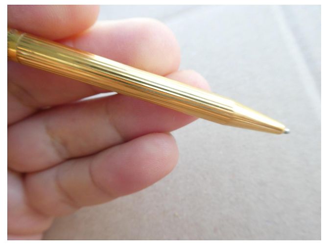 St Dupont Stylo à bille Dupont en ARGENT VERMEIL 925 - vue 8