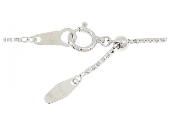 Autre Marque Collana di Diamanti PT900 PT850 Argento - vista 5