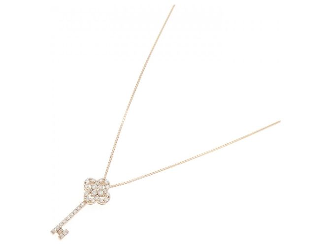 Autre Marque Collier Key Flower en Diamants Au750 Rose - vue 2