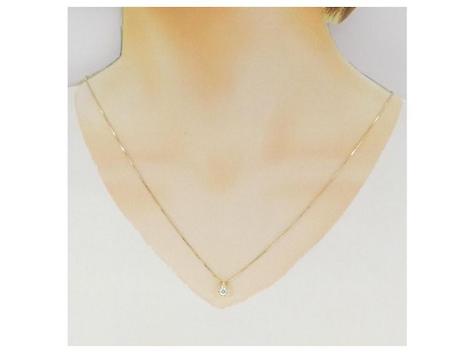 Autre Marque Collana con diamante Au750 D'oro - vista 6