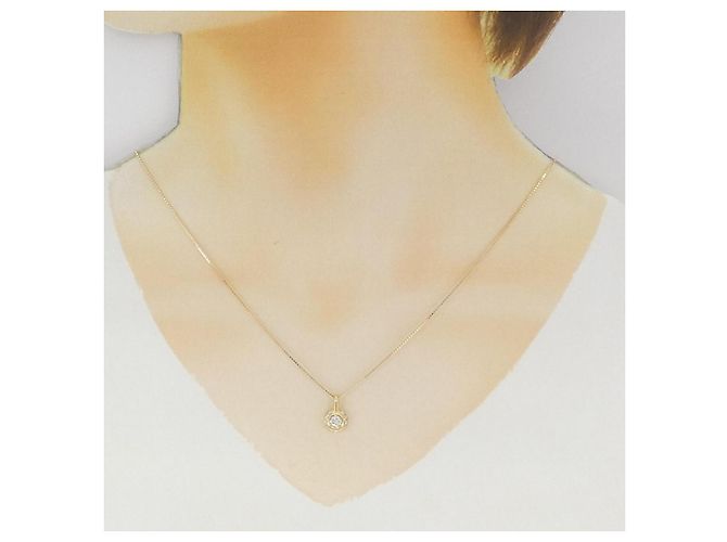 Autre Marque Collana con Diamanti Au750 D'oro - vista 6