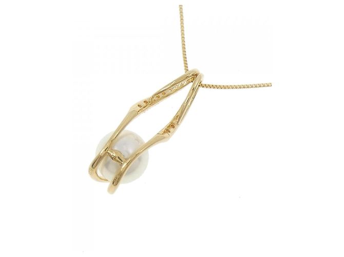 Autre Marque Collana con perle Akoya e diamanti Au750 D'oro - vista 4