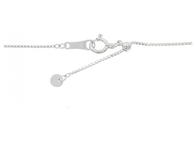 Autre Marque Collana in oro bianco Au750, tormalina e diamante Argento - vista 5