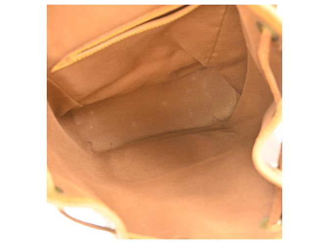 Louis Vuitton Vintage Montsouris Monogram Canvas MM Marron - vue 3