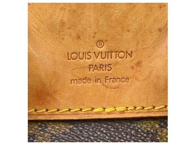 Louis Vuitton Vintage Montsouris Monogram Canvas MM Marron - vue 4