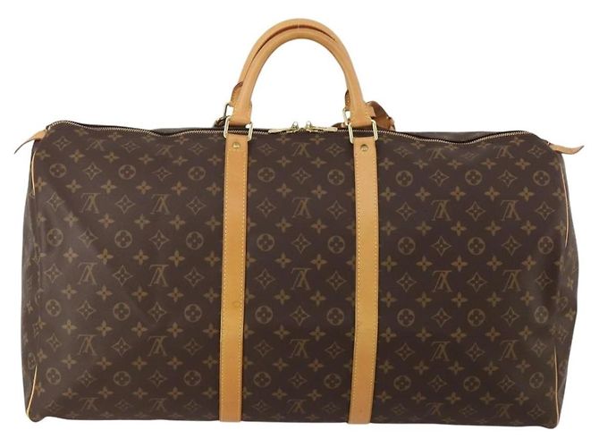 Louis Vuitton Keepall Monogram Canvas 60 Marrone - vista 2