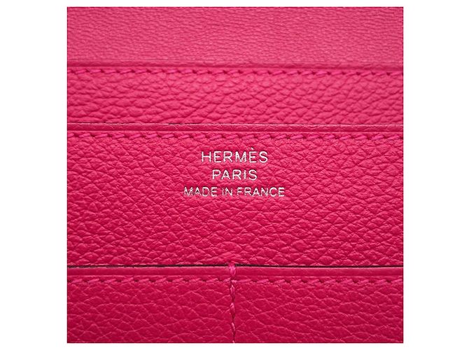 Hermès Cartera larga Duo Dogon GM Hermes Rosa - vista 11