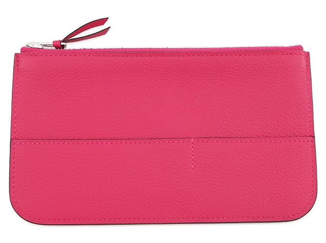 Hermès Cartera larga Duo Dogon GM Hermes Rosa - vista 12