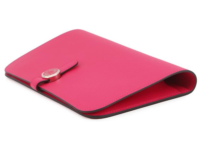 Hermès Cartera larga Duo Dogon GM Hermes Rosa - vista 2