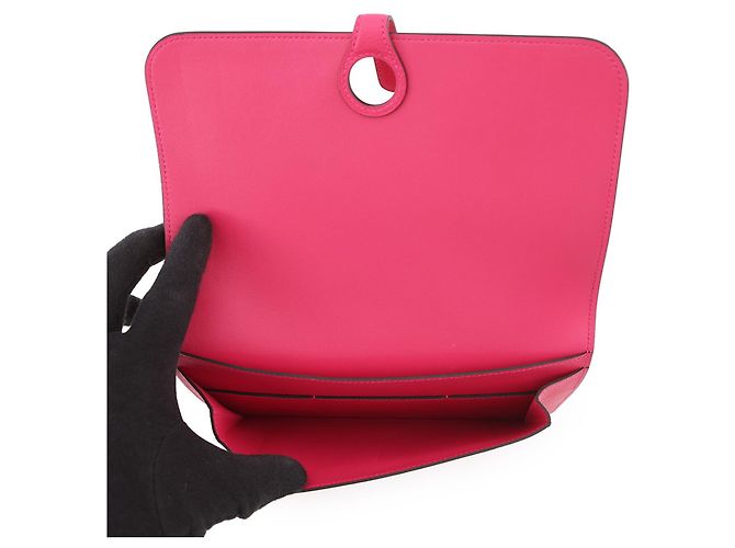 Hermès Cartera larga Duo Dogon GM Hermes Rosa - vista 6