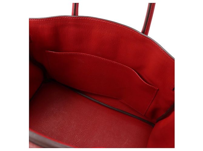 Hermès Borsa Hermes Birkin 30 Rouge Casaque Rosso - vista 6