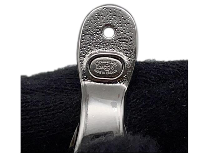 Orecchini a lobo Chanel Silver Argento - vista 10
