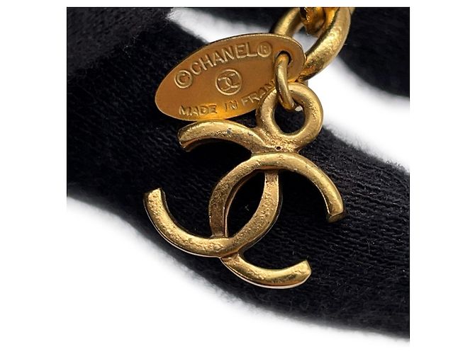 Chanel Faux Pearl Necklace White Golden - view 13