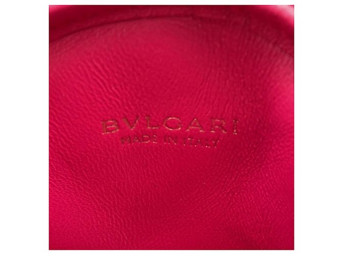 Bulgari Borsa a mano mini in pelle Bvlgari Cabochon Rosa - vista 12