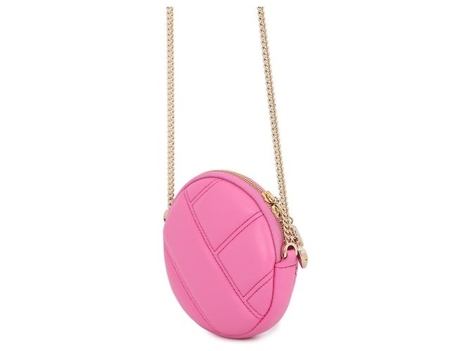 Bulgari Borsa a mano mini in pelle Bvlgari Cabochon Rosa - vista 2