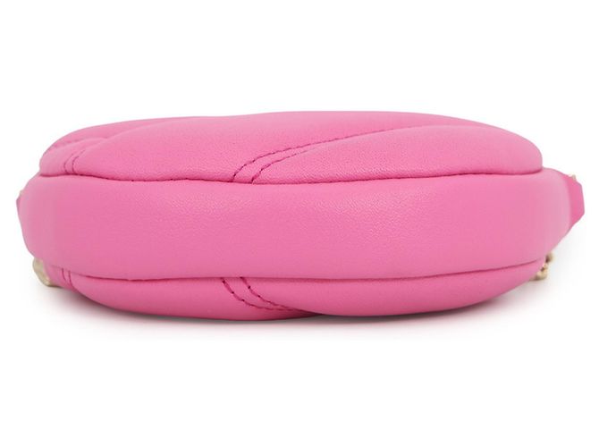 Bulgari Borsa a mano mini in pelle Bvlgari Cabochon Rosa - vista 3