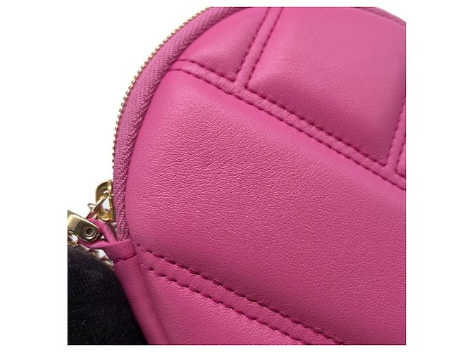 Bulgari Borsa a mano mini in pelle Bvlgari Cabochon Rosa - vista 6