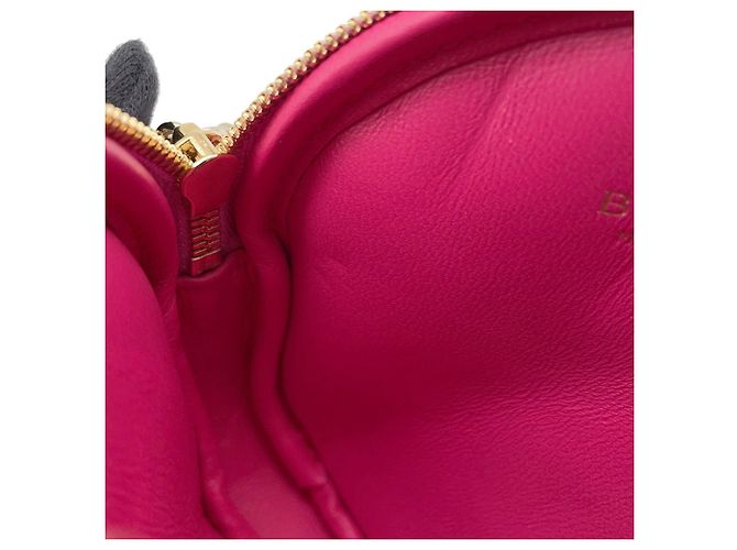 Bulgari Borsa a mano mini in pelle Bvlgari Cabochon Rosa - vista 8
