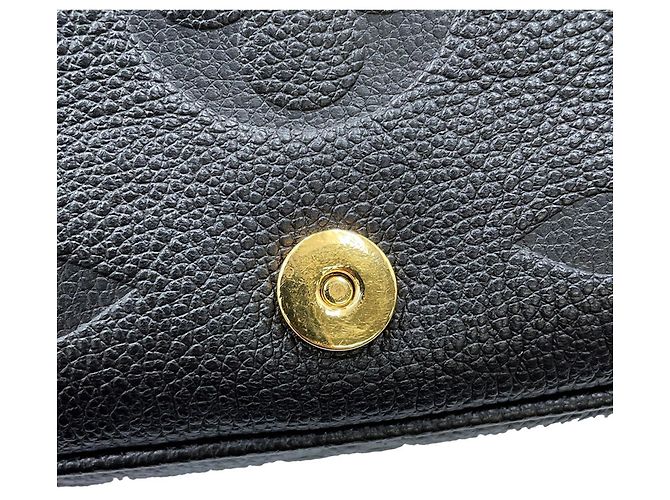 Borsa a Spalla Louis Vuitton Monogram Empreinte Diane Nero Porpora - vista 12
