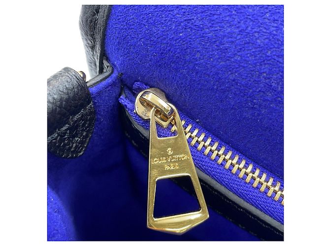 Borsa a Spalla Louis Vuitton Monogram Empreinte Diane Nero Porpora - vista 13