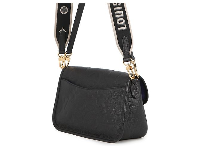 Borsa a Spalla Louis Vuitton Monogram Empreinte Diane Nero Porpora - vista 2