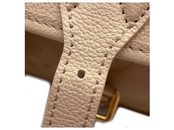 Borsa a tracolla Diane Monogram Empreinte Louis Vuitton Beige - vista 13