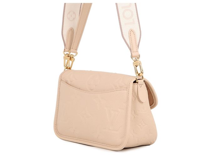 Borsa a tracolla Diane Monogram Empreinte Louis Vuitton Beige - vista 2