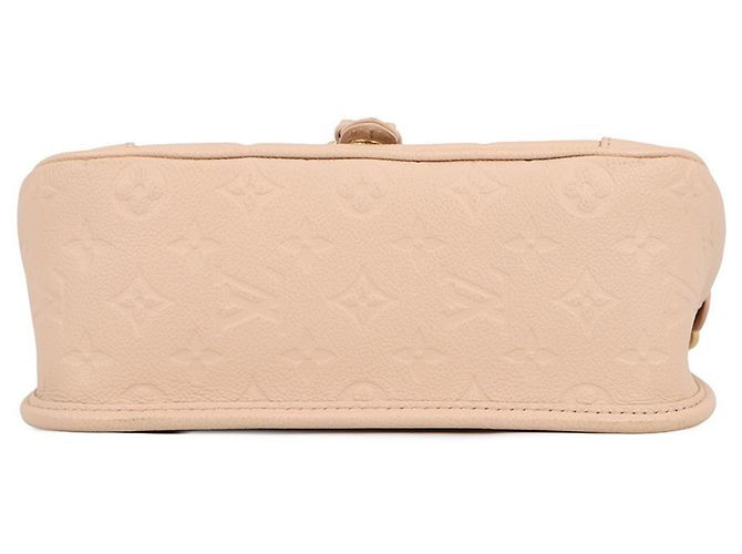Borsa a tracolla Diane Monogram Empreinte Louis Vuitton Beige - vista 3