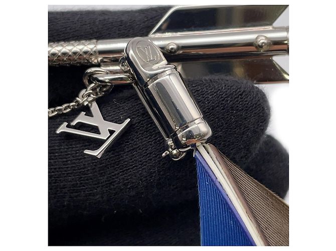Spilla Louis Vuitton Arrow Feather Argento Multicolore - vista 12