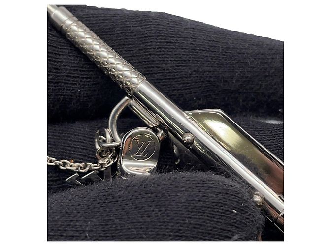 Spilla Louis Vuitton Arrow Feather Argento Multicolore - vista 8