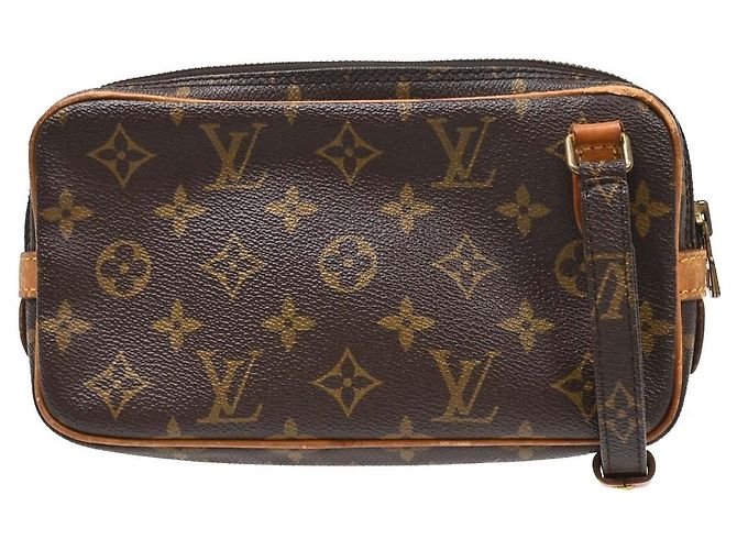 Louis Vuitton Pochette Marly Bandouliere Monogram Canvas medium Marrone - vista 2