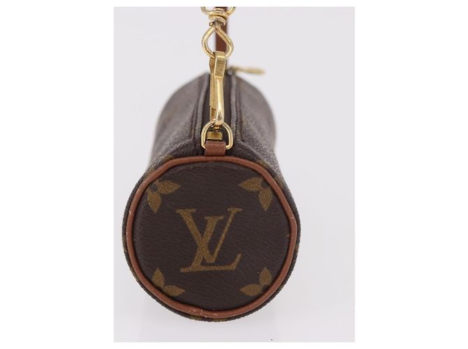 Louis Vuitton Papillon Pochette Monogram Canvas Mini Castaño - vista 3