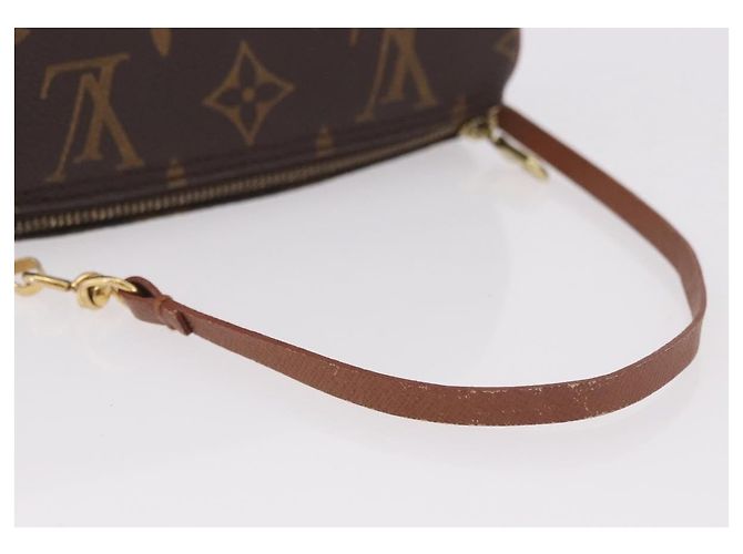 Louis Vuitton Papillon Pochette Monogram Canvas Mini Castaño - vista 7