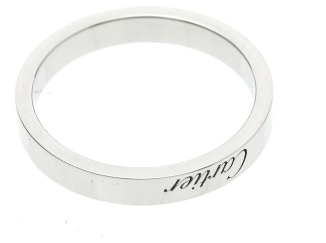 C de Cartier Cartier Ehering Platin 3mm Silber - Ansicht 5