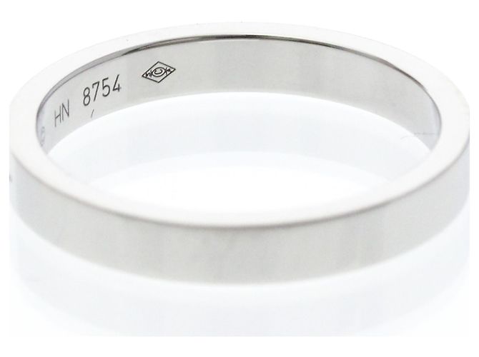 C de Cartier Cartier Ehering Platin 3mm Silber - Ansicht 7