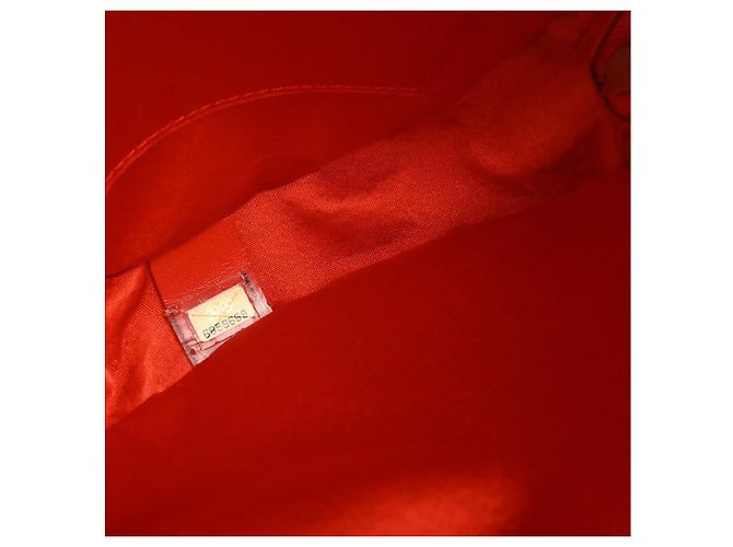 Pochette da polso rotonda Chanel Travel Line Nylon Arancione - vista 3