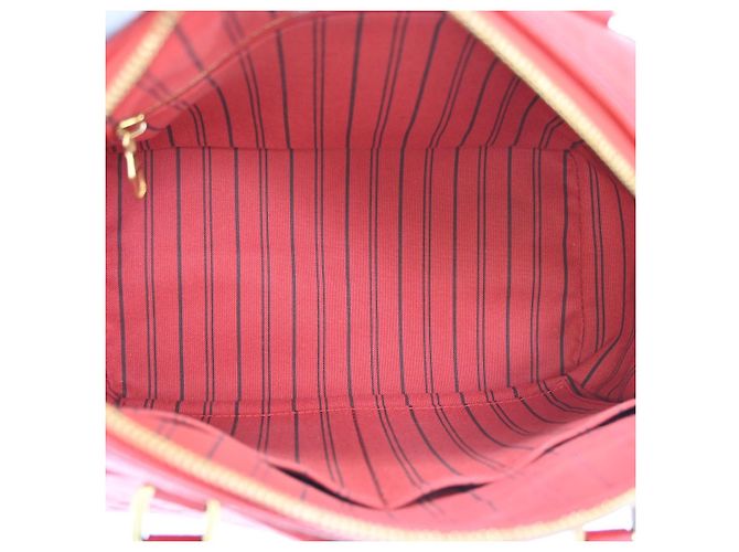 Louis Vuitton Speedy Bandouliere NM Monogram Empreinte Leather 25 Rosso - vista 3