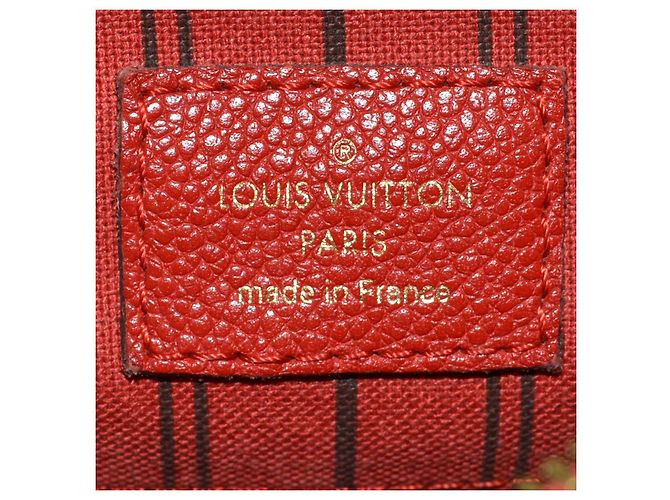 Louis Vuitton Speedy Bandouliere NM Monogram Empreinte Leather 25 Rosso - vista 4