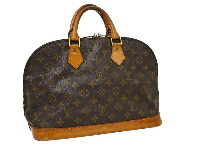 Louis Vuitton Alma Monogram Canvas MM Marrone - vista 2