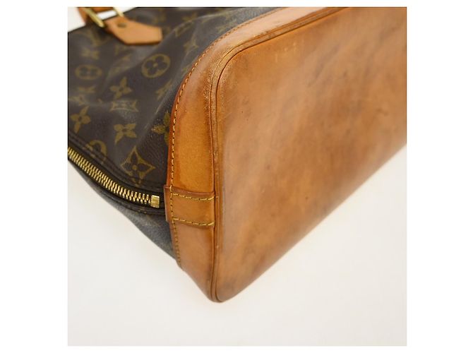 Louis Vuitton Alma Monogram Canvas MM Marrone - vista 5
