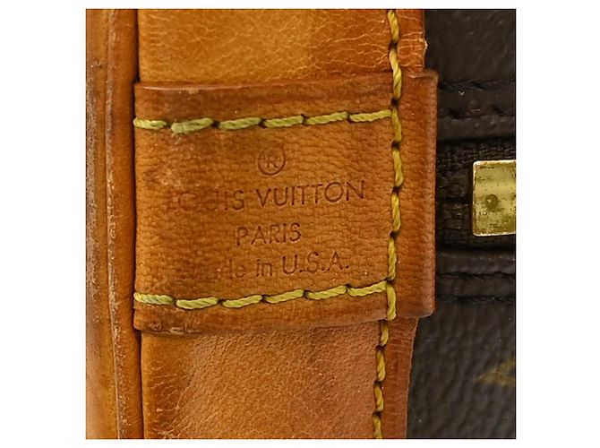Louis Vuitton Alma Monogram Canvas MM Marrone - vista 6