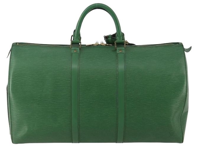 Louis Vuitton Keepall Epi Leather 50 Verde - vista 2