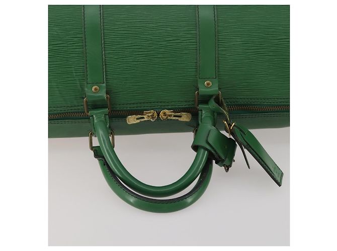 Louis Vuitton Keepall Epi Leather 50 Verde - vista 7