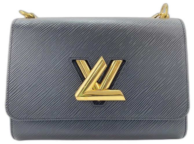 Louis Vuitton Twist MM Shoulder Bag Black - view 2