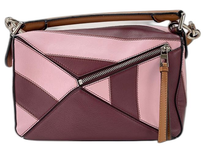 Borsa Loewe Pink 2-Way Puzzle Small Rosa - vista 2