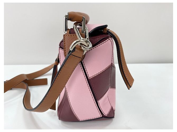 Borsa Loewe Pink 2-Way Puzzle Small Rosa - vista 4