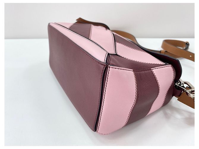 Borsa Loewe Pink 2-Way Puzzle Small Rosa - vista 7