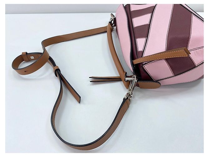 Borsa Loewe Pink 2-Way Puzzle Small Rosa - vista 8
